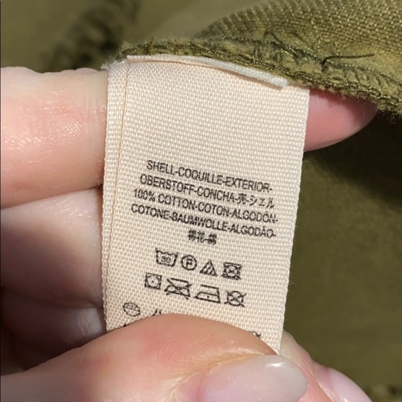 Free People Green Jean peplum jacket - Picture 7 of 7